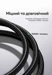 Кабель Ugreen US334 USB-C - USB-C PD 100W 5A Кутовий 90° Nylon 2 м Чорний (70645) - зображення 9