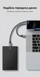 Кабель Vention USB 3.0 Type-A 2 м 5 Гбіт/с 2 А бавовняне обплетення Сірий (CTSHH) - зображення 6