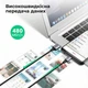 Кабель Ugreen US290 USB - Micro USB 2.4A 1.5 м нейлоновая оплетка Серый (60147) - изображение 5