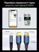 Кабель Vention HDMI 2.1 5 м 8K 60Гц 4K 120Гц 48 Гбіт/с eARC бавовняне обплетення Синій (ALGLJ) - зображення 2