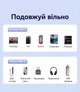 Кабель-подовжувач Vention USB 3.2 Gen 2 USB-C 1 м PD 100W 4K 60Hz 10 Гбіт/с Білий (TRFWF) - зображення 12