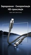 Кабель Vention USB 3.2 Gen 2 USB-C - USB-C PD 100W 5A 10 Гбіт/с 4K 60Гц 0.5 м Чорний (TRGBD) - зображення 2