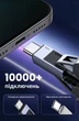 Кабель Ugreen L512 USB-C - USB-C PD 100W 5A E-Marker нейлон 1 м Серый (45063) - изображение 7
