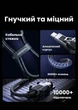 Кабель Ugreen L512 USB-C - USB-C PD 100W 5A E-Marker нейлон 1 м Серый (45063) - изображение 8