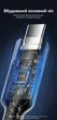 Кабель Vention USB-C - USB-C 3.2 Gen2 PD 100W 5A 10Gbps 4K 60Hz 1 м Чорний (TRGBF) - зображення 7