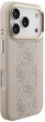 Etui Guess 4G Stripe MagSafe do Apple iPhone 17 Pro Pink (3666339520816) - obraz 4