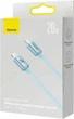 Кабель Baseus Crystal Shine USB-C - Lightning PD 20W 1.2 м Блакитний (CAJY001303) - зображення 2