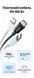 Кабель Ugreen L502 USB-C - USB-C PD 100W 5A QC4.0 нейлон 2 м Черный (65250) - изображение 2