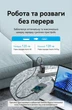 Кабель Vention 4 в 1 USB-A/USB-C - USB-C/Micro USB PD 100W 5A 1 м Синій (CTLLF) - зображення 6