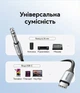 Аудиокабель Vention USB-C > Jack 6.35 мм 1 м Черный, встроенный ЦАП (DAC), 16 бит 48 кГц (BIJHF) - изображение 11