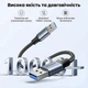 Кабель Ugreen US373 USB 3.0 Type-A - Type-A 5 Гбіт/с 2 м нейлонове обплетення Чорний (80791) - зображення 2