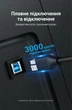 Кабель Vention USB-C - USB 3.0 Type-B 5 Гбіт/с 2 А 0.25 м Чорний (CQVBC) - зображення 7