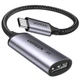Адаптер Ugreen CM654 USB-C - DisplayPort 1.4 8K 60Hz 4K 240Hz HDR VRR Thunderbolt 3/4 10 см Сірий (15575) - зображення 1