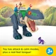 Інтерактивна іграшка Fisher-Price Imaginext Jurassic World Rebirth Dinosaur Playset T-rex Тиранозавр Рекс - зображення 7