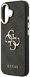 Etui Guess 4G Big 4G Classic Logo do Apple iPhone 17 Black and Gold (3666339521592) - obraz 5
