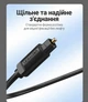 Оптический кабель Vention Toslink S/PDIF 5 м Hi-Fi, 5.1, Dolby Digital, DTS, позолоченные коннекторы Черный (BAEBJ) - изображение 11