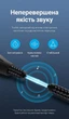 Кабель оптический аудио Vention S/PDIF Toslink - Toslink 2 м позолоченные коннекторы нейлоновая оплетка Черный (BAVBH) - изображение 5