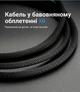 Аудиокабель-сплиттер Vention 3.5 мм - 2x3.5 мм 0.6 м Черный, для гарнитуры к ПК, хлопковая оплетка (BBLBAB) - изображение 7