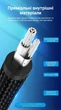 Аудіокабель Vention Jack 6.35 мм - Jack 6.35 мм TS Mono 3 м Бавовняне обплетення Сірий (BASHI) - зображення 5