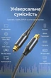 Кабель Vention Toslink Optical S/PDIF 5 м Gold Plated, Aluminum Alloy, Cotton Braided Черный (BAVBJ) - изображение 7