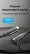 Кабель Vention Optical Toslink - Toslink 1 м угловой 90° поворотный S/PDIF нейлон Черный (BKDBF) - изображение 8