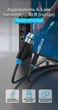 Кабель Vention Jack 6.35 мм TRS - XLR 10 м Балансный, двойное экранирование Черный (BBEBL) - изображение 2