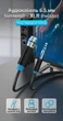Аудиокабель Vention Jack 6.5 мм TRS - XLR 3 м Балансный, луженая медь Черный (BBEBI) - изображение 2