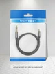 Аудиокабель Vention Jack 3.5 мм - Jack 6.5 мм 5 м Hi-Fi нейлоновая оплетка Серый (BAIHJ) - изображение 9