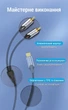 Аудіокабель Vention USB-C - 2 RCA 3 м Hi-Fi, вбудований чіп, позолочені контакти, бавовняне обплетення Сірий (BGUHI) - зображення 13