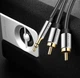 Аудиокабель Vention 3.5 мм - 2RCA 0.5 м позолоченные контакты Черный (BCFBD) - изображение 12