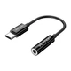 Переходник Vention USB-C - 3.5 мм mini-jack 0.1 м с поддержкой микрофона, CTIA/OMTP, Hi-Fi Черный (BGIBA) - изображение 1