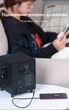 Кабель Vention 3.5 мм - 2RCA 1 м Hi-Fi, позолоченные коннекторы, хлопковая оплетка Серый (BCNBF) - изображение 4