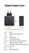 Зарядное устройство Ugreen CD226 GaN 3x USB-C + 1x USB-A 100W PD 3.0 QC 4.0 Черный (40747) - изображение 10
