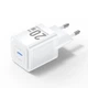 Зарядное устройство Vention USB-C GaN 20W PD 3.0 QC 3.0 PPS Белый (FEPW0-EU) - изображение 1