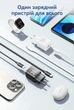 Зарядний пристрій Vention USB-C + USB-A 30W GaN PD PPS QC 3.0 + кабель USB-C 1 м Білий (TZ-FEQW0-EU-01) - зображення 11
