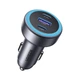 Автомобильное зарядное устройство Ugreen EC307 2xUSB-C + USB-A 30W PD 3.0 QC 3.0 SCP Темно-серый (45843) - изображение 1