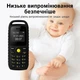 Міні-телефон SERVO B25 з Bluetooth, 2 SIM, чорний список — компактний резервний телефон (чорний) - зображення 4