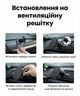 Магнітний автотримач з бездротовою зарядкою Ugreen CD345 MagSafe Qi 15W у дефлектор Чорний (25925) - зображення 14