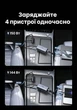 Автомобильное зарядное устройство Ugreen EC706 3xUSB-C + 1xUSB-A GaN 150W PD3.1 с удлинителем 1 м Серый (35571) - изображение 5