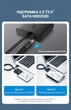 Адаптер Ugreen CM257 USB 3.0 - SATA III для HDD/SSD 2.5"/3.5" 5 Гбіт/с UASP 12 ТБ 0.5 м Чорний (60561) - зображення 14