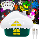 Нічник проектор новорічний від USB + 5 змінних лінз, Christmas Lamp, Зелений (L) - зображення 1