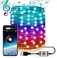 Гірлянда USB Bluetooth RGB IP44 керування телефоном через додаток нитка Роса різнокольорова 10 м (АРР LED Lamp) - зображення 1