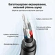 Внешняя звуковая карта Ugreen US205 USB 2.0 - 2x 3.5 мм TRS (микрофон + наушники) 15 см Черный (30724) - изображение 3
