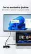 USB-переключатель Ugreen US216 USB 3.0 2 в 4 порта 5 Гбит/с Micro USB 5V + 2 кабеля 1.5 м Черный (30768) - изображение 8