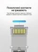 Конектор Vention Cat.6A FTP RJ45 50 шт зі вставкою, 3-зубі контакти Сріблястий прозорий (IDFR0-50) - зображення 5