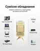 Конектор Vention Cat.8 FTP RJ45 2 шт 40 Гбіт/с металевий корпус 22-26AWG 50U Золотистий (IDHR0-2) - зображення 3