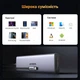 USB-хаб Ugreen CM498 9-в-1 HDMI 4K 60Гц PD 100W RJ45 1 Гбіт/с 2xUSB-A 2xUSB-C 3.0 SD/TF Темно-сірий (15375) - зображення 10