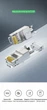 Конектор Ugreen NW193 RJ45 Cat7 FTP 10 Гбіт/с 10 шт 50U, зі вставкою Сріблястий (50634) - зображення 7