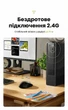 Мышь беспроводная Ugreen M511 2.4 ГГц эргономичная бесшумная 1600 DPI 6 кнопок Черный (45012) - изображение 5