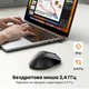 Мышь беспроводная Ugreen M511 2.4 ГГц эргономичная бесшумная 1600 DPI 6 кнопок Черный (45012) - изображение 15